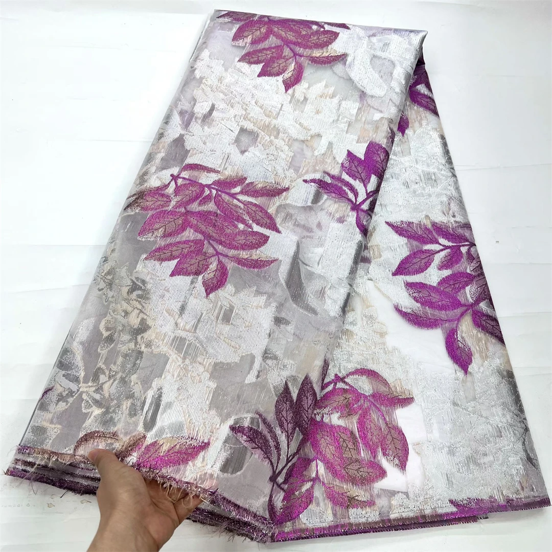 

Nigerian Gild Jacquard Lace Fabric 2026 High Quality African Brocade Lace Fabric For Sewing Women Wedding Party Dress