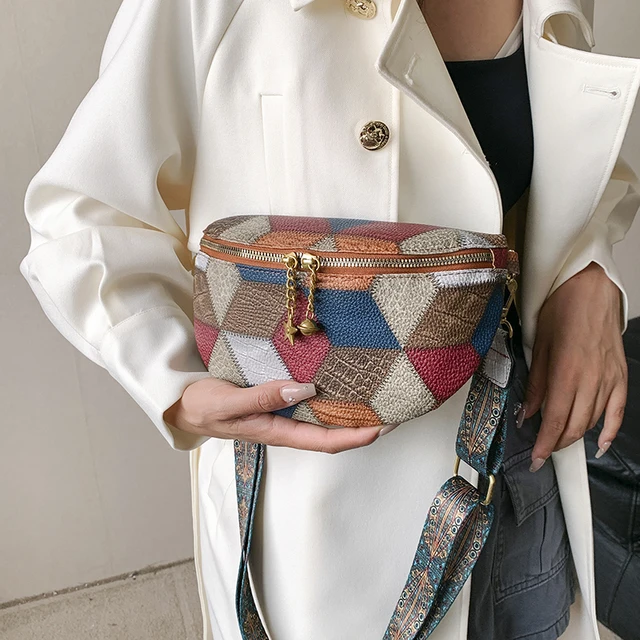 Designerska damska torba na talię Fashion Leather Fanny Pack Wysokiej jakości damskie torby na klatkę piersiową Crossbody Luksusowa damska torba na pasek Nowe opakowania na biodra