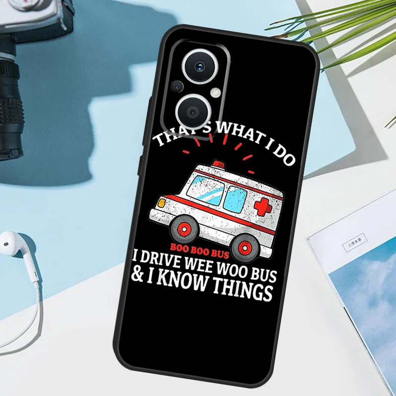 غطاء إسعاف EMS EMT للمسعف لهاتف OPPO Reno 14 F 12 11 10 13 Pro 11F 12F 13F 7 8 Lite OPPO Find X8 X6 X5 X9 Pro #4