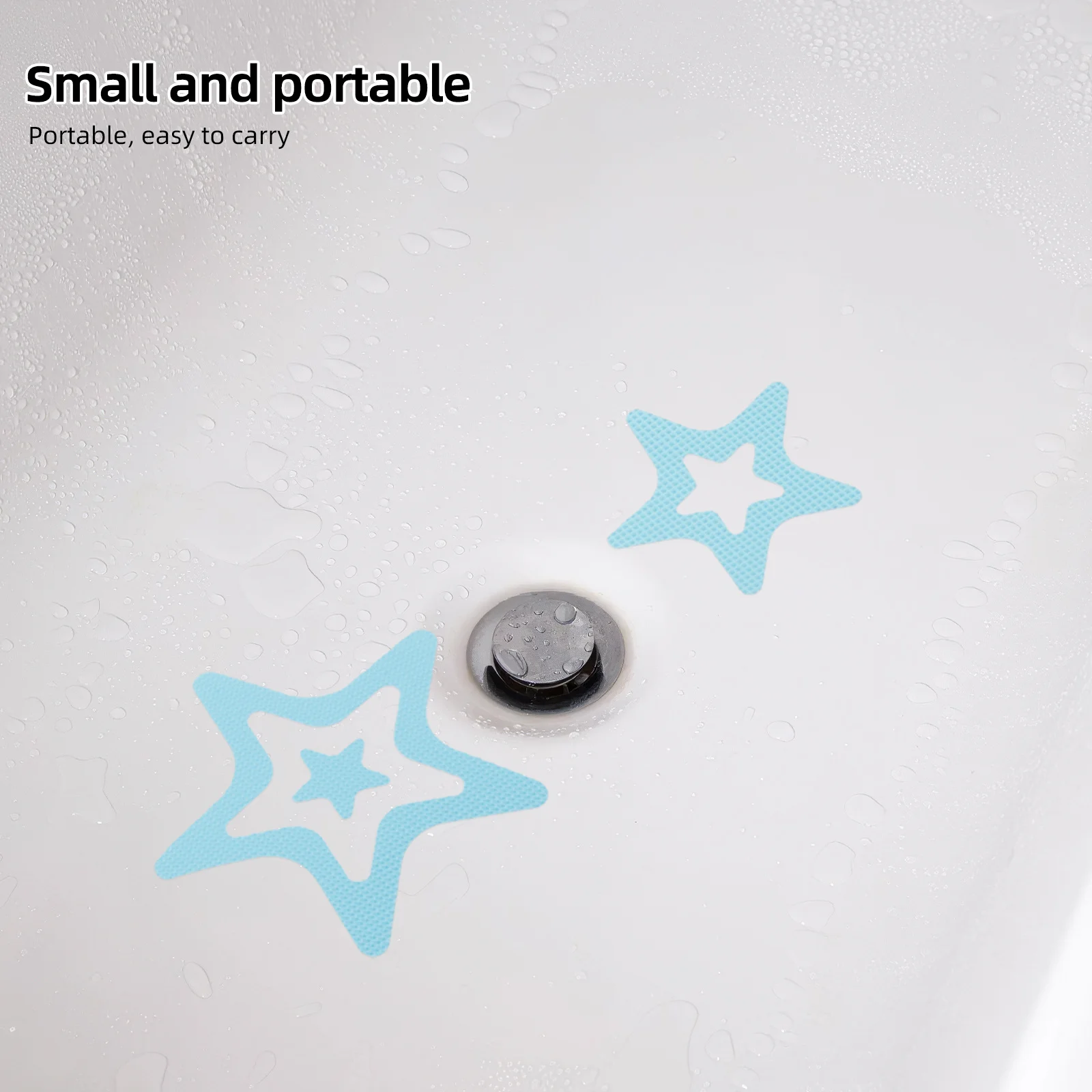 

12Pcs Bathtub Anti Slip Stickers Non Slip Shower Decals Star Pattern Bath Tub Safety Kids Accessories Non Skid Shower Mat