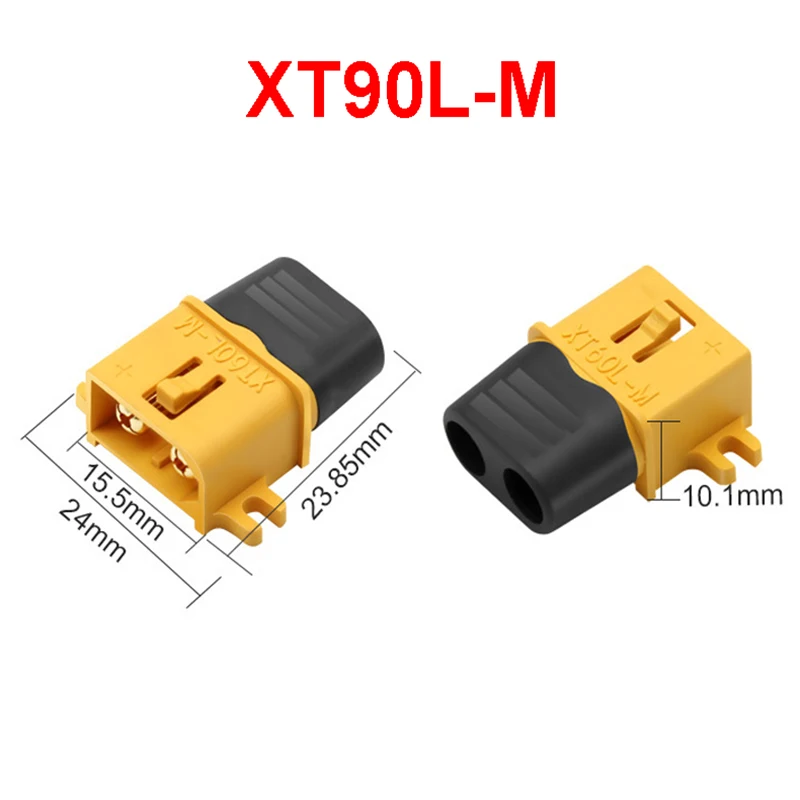1PCS  XT60L XT60L-F/M Connectors plugs With Sheath Housing Male & Female spare parts 12AWG for DIY RC Models Battery image 3