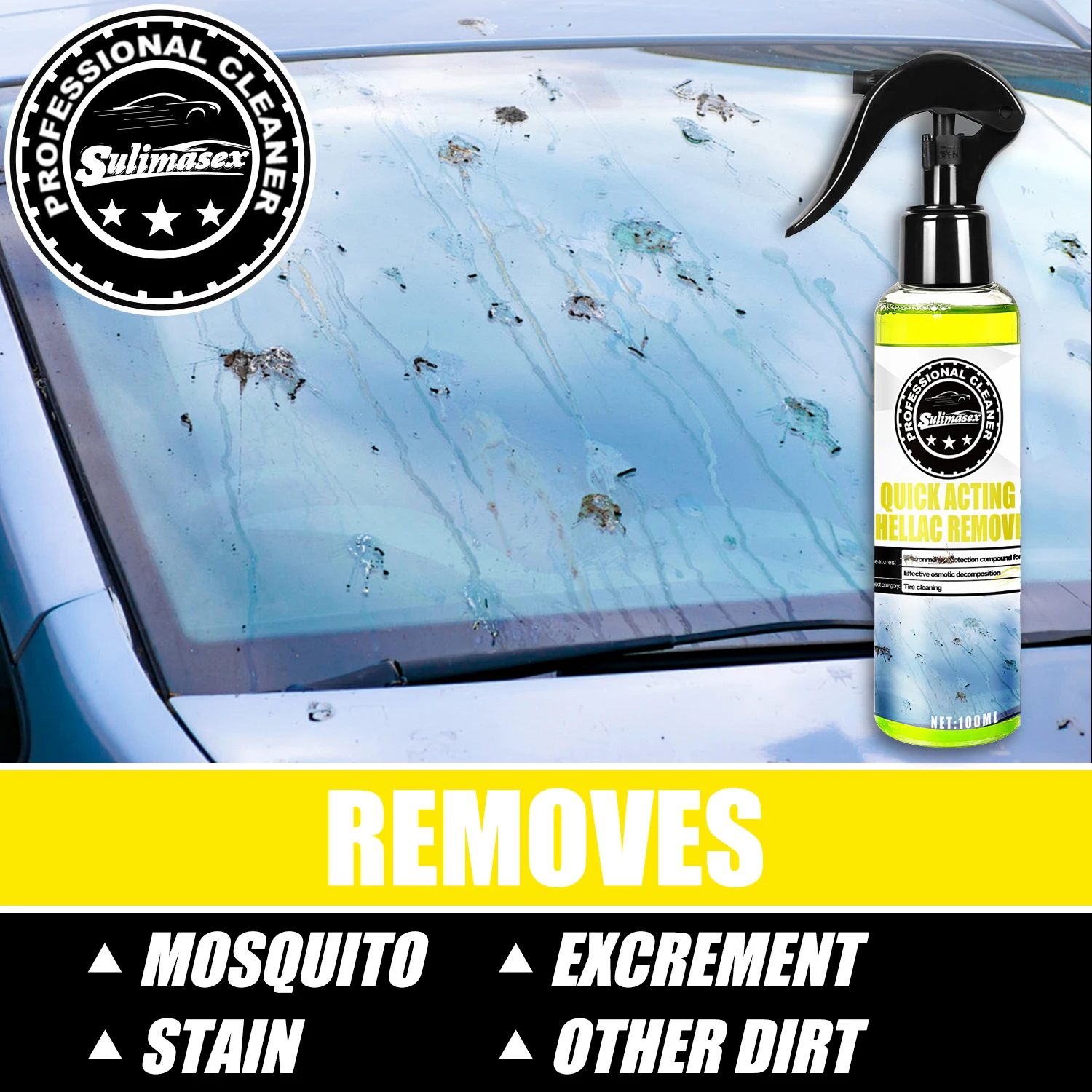 Infestation, Resin, Gelatin, Remover, Solvent For Car Car Adhesive Glue Remover Spray Safely & Easily Remove Label, Sticker