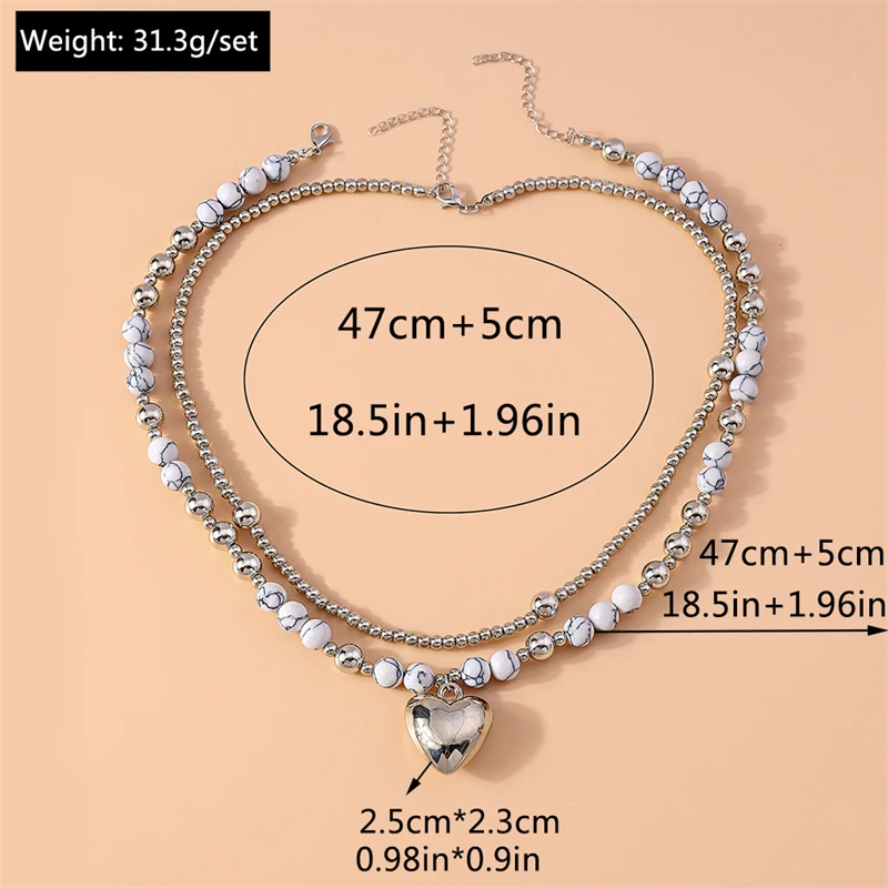 Modische handgefertigte Perlenkette für Damen, Weihnachtsanhänger mit Weihnachtsmann und Weihnachtsbaum, Halsketten für Mädchen, Neujahrsfest-Schmuck, Geschenke – Detail 38