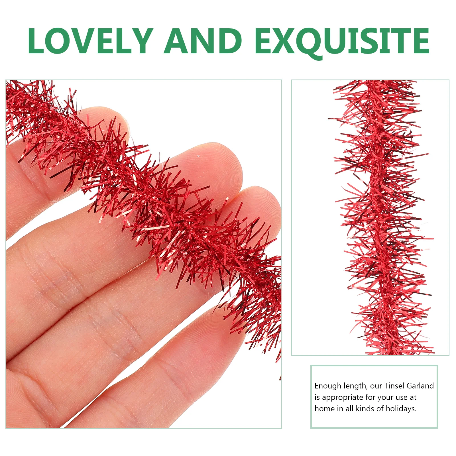 

2 Rolls Metal Yarn Christmas Decoration Diy Ribbon Snowflake Plastic Tree Decorations Hanging