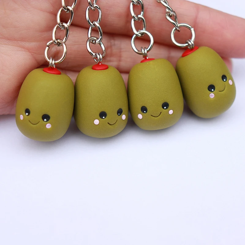Brelok do kluczy Olive You Only You Olive KeyChain Pendent Wygodny i łatwy do zawieszenia Stylowy brelok do kluczy Prezent urodzinowy na Walentynki