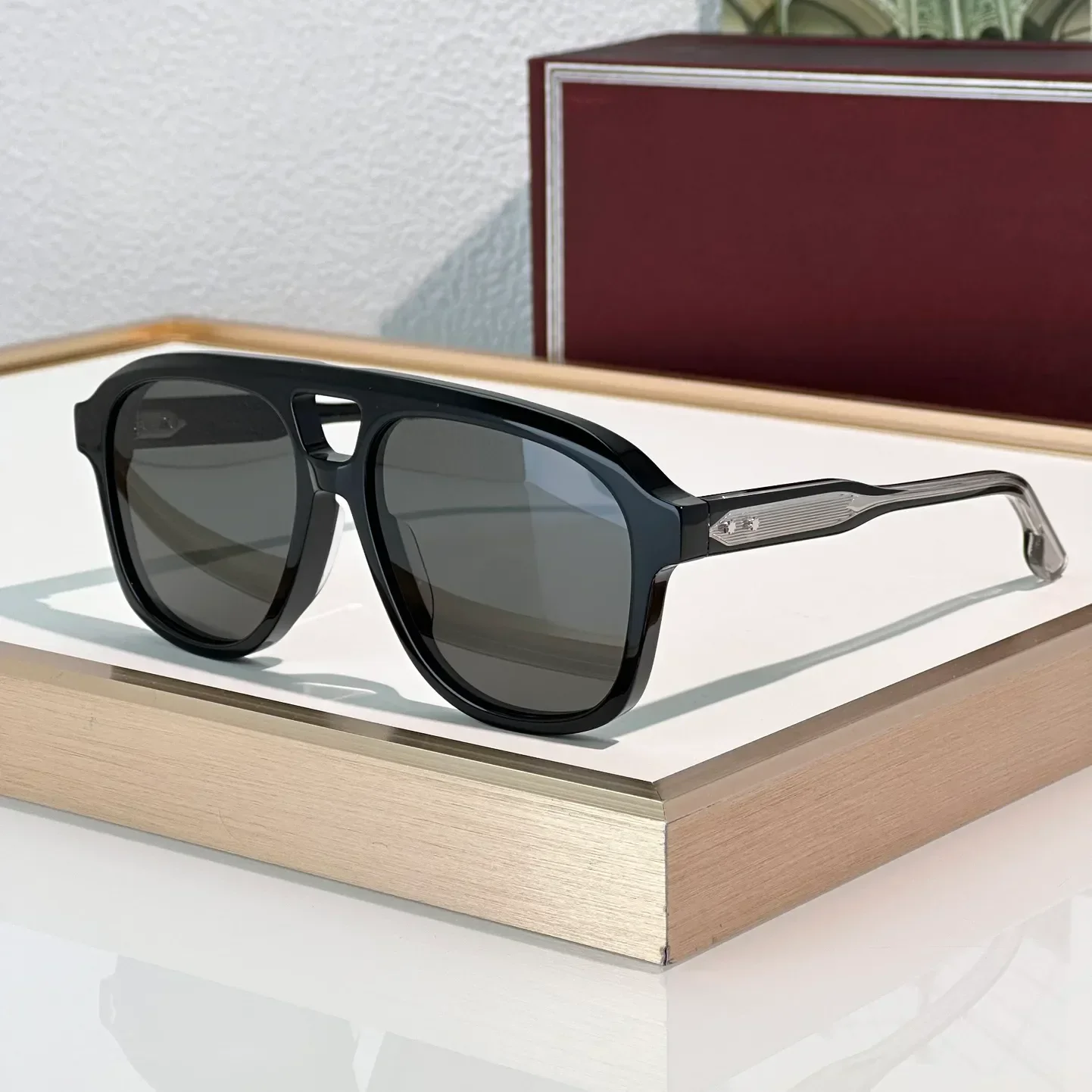 

Fashion Sunglasses For Women and Men ALEONARD Style Anti-Ultraviolet Retro Plate Full Frame Special design Glasses Random Box