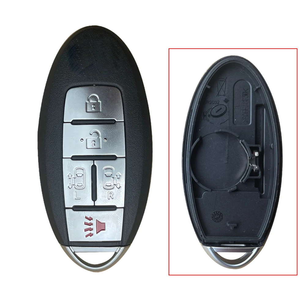 Smart Keyless Fob Remote Car Key With 5 Buttons for Nissan Quest 2011 2012 2013 2014 2015 2016 2017 Fob CWTWB1U818 Car Key Shell