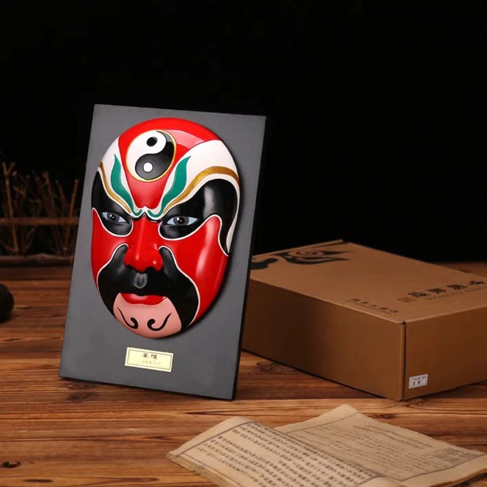 Large Peking Opera Masks, Hotel Hotpot Restaurant Wall Decoration, Theatrical Mask Hangings, Chinese Style Ornaments