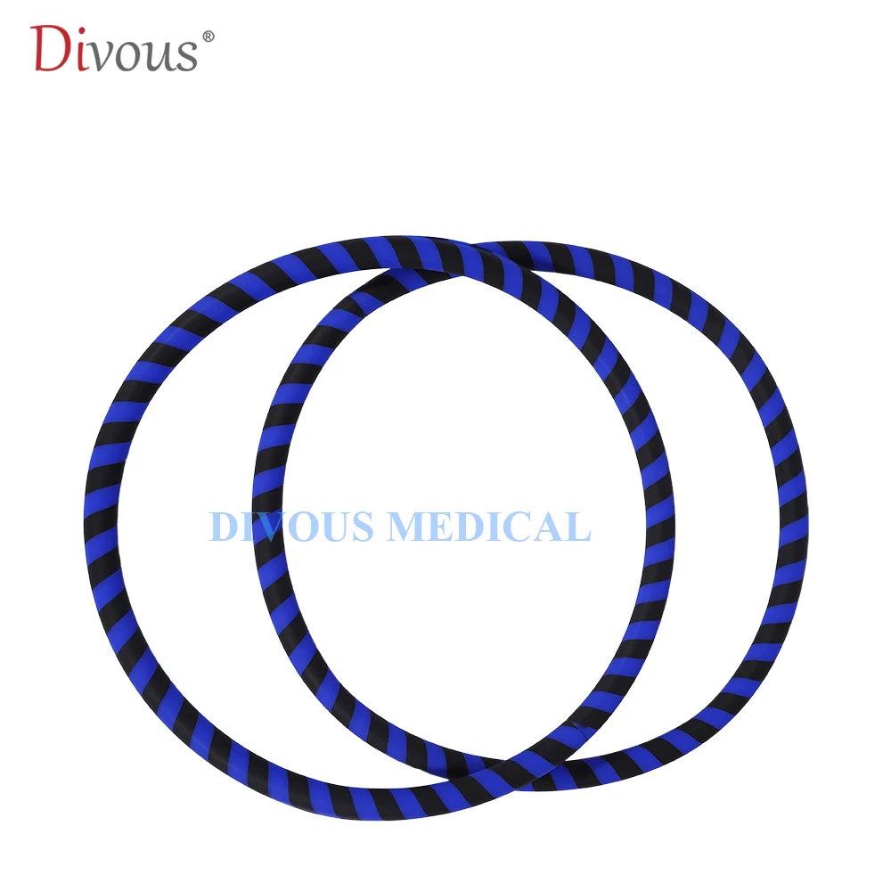 A pair of 24 inch silicone waterproof wheelchair push rings