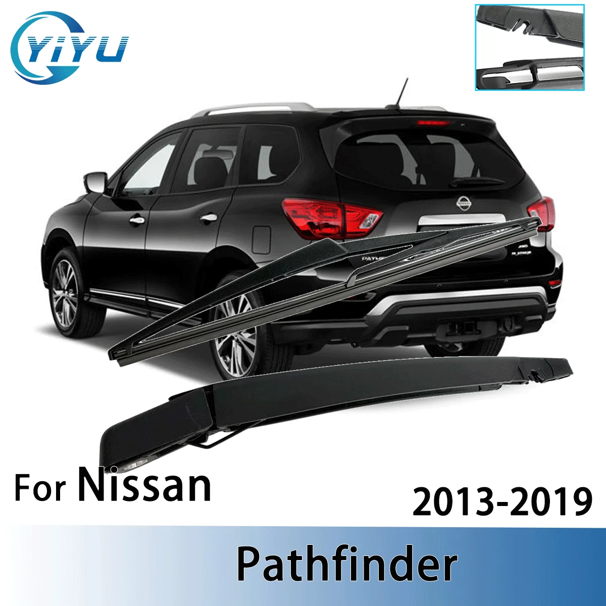 

1/2 шт., комплект рычагов стеклоочистителя заднего стекла для Nissan Pathfinder 2013-2019, щетки для дворников лобового стекла