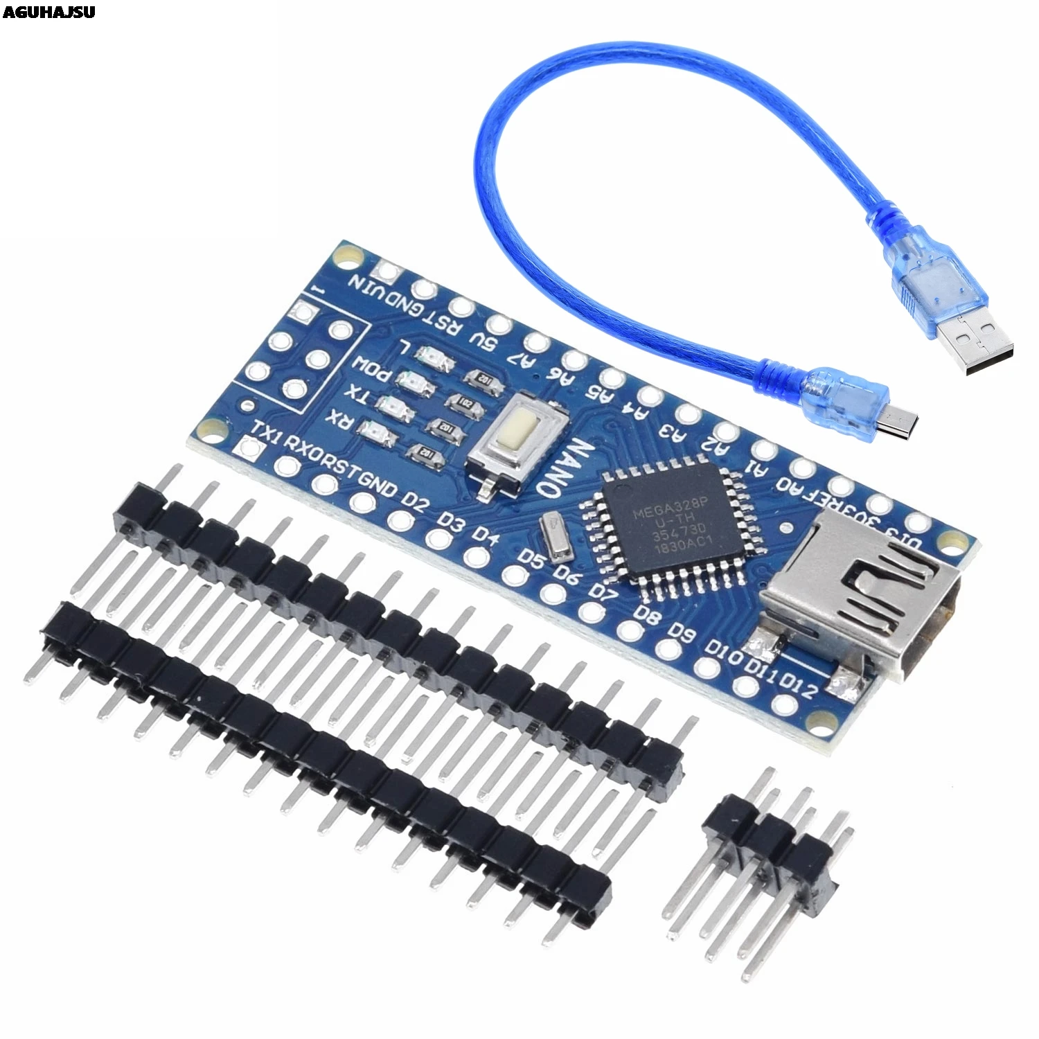 Nano 1PCS Mini USB With the bootloader Nano 3.0 controller compatible for arduino CH340 USB driver 16Mhz NANO V3.0 Atmega328