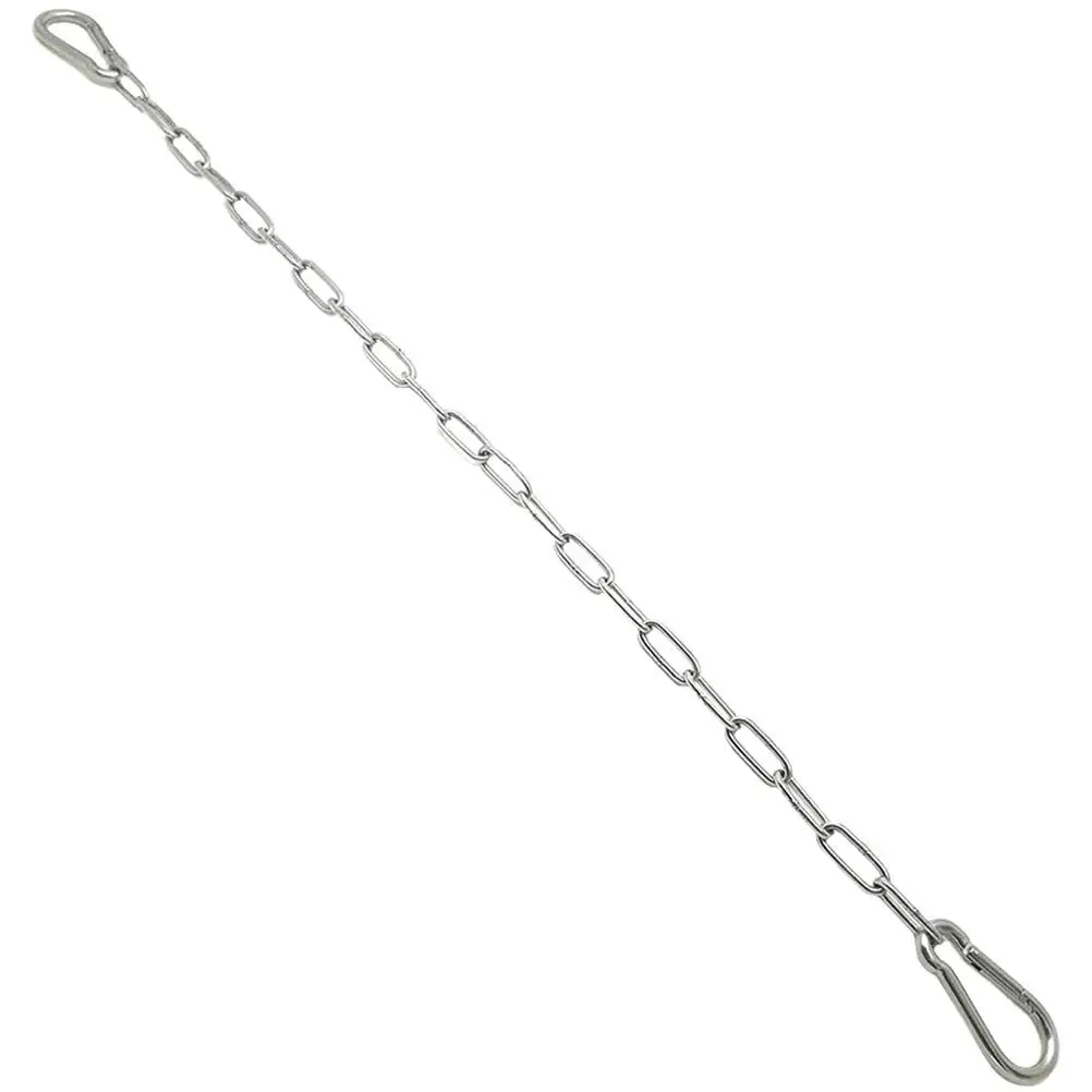 

Stainless Steel Barn Door Chain Lock Latch Black Silver Hardware Durable Anti-corrosion Suitable Doors Shuttters