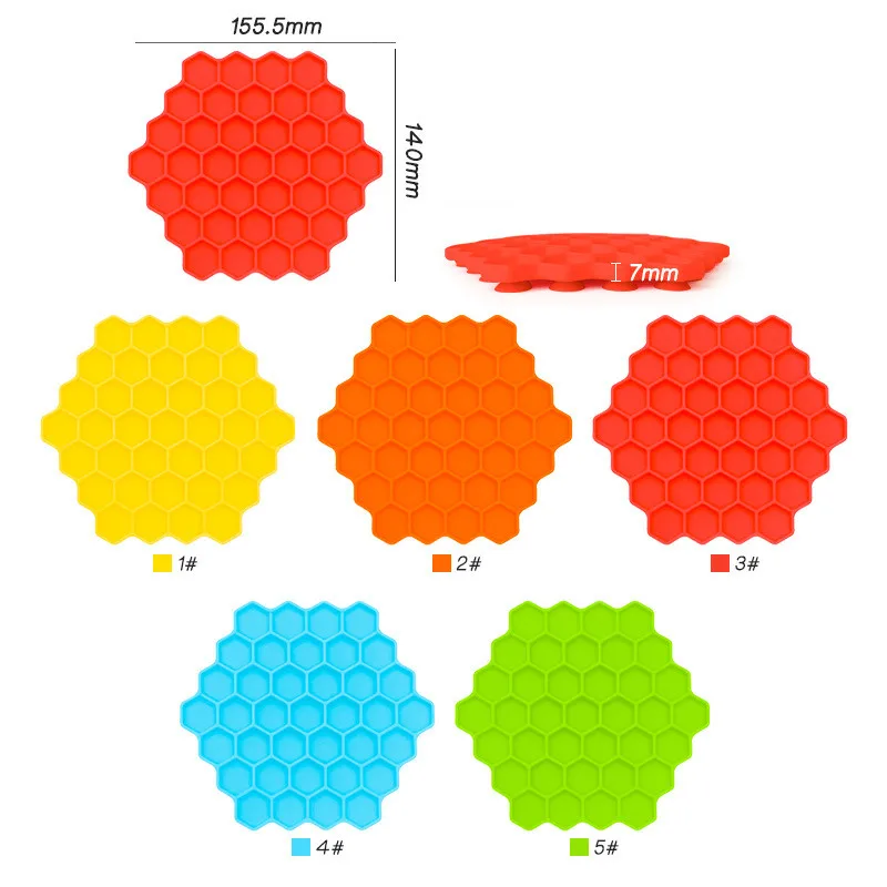 Pet Supplies Cat Honeycomb Feeder Anti-choking Suction Cup Anti-knockover Slow Food Bowl Puppy Anti-slip Silicone Licking Mat