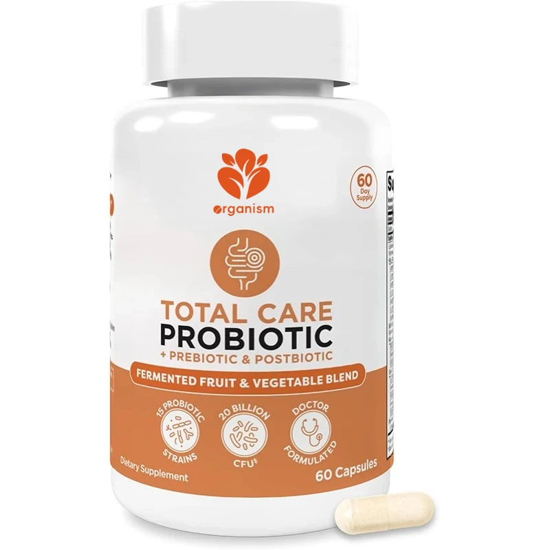 

Пробиотические добавки, капсулы для кишечника, пищеварительной и иммунного здоровья, 20 миллиардов CFU, вегетарианские, 60 флаконов