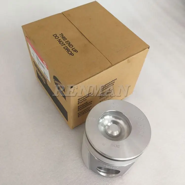 

2Pcs for construction machinery engine piston 3928673 Dongfeng Cummins diesel engine piston assembly 3802747