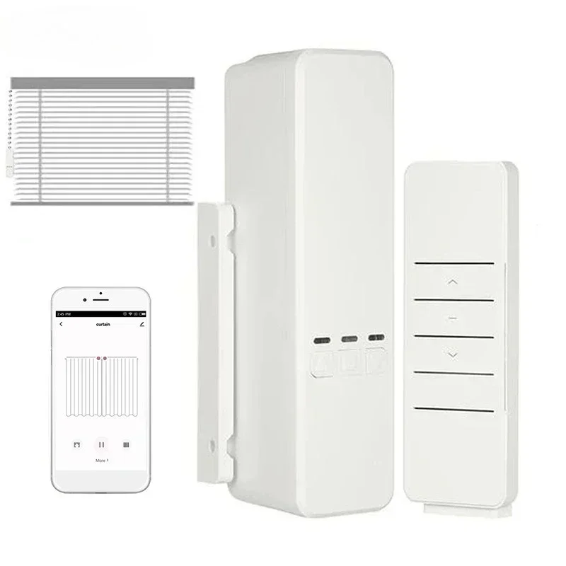 ستائر دوارة لمحرك WiFi، ستائر تحكم ذكية، محرك مصراع الستارة، تطبيق RF عن بعد Alexa Google لأتمتة المكاتب المنزلية المتوافقة #2