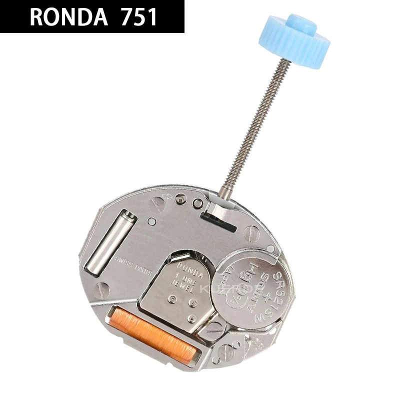 New Brand Watch Accessories & Original Swiss Genuine RONDA 751 Movement 2 Hands Quartz Movement Electronic Movement