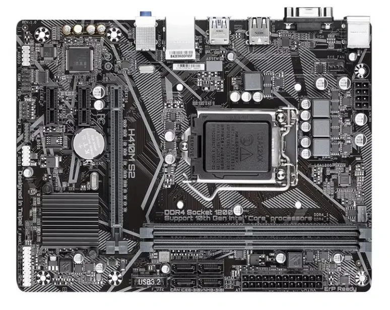 

Для Gigabyte H410M-S2 H410M-K интерфейс VGA H410M-D3V/M.2 H410M темный