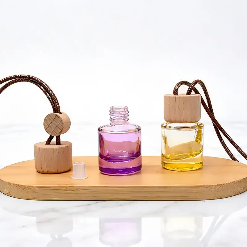 Mini Round Pendant Essential Oil Diffuser Bottle Car Air Freshener Perfume Fragrance Ornament Vial view 5