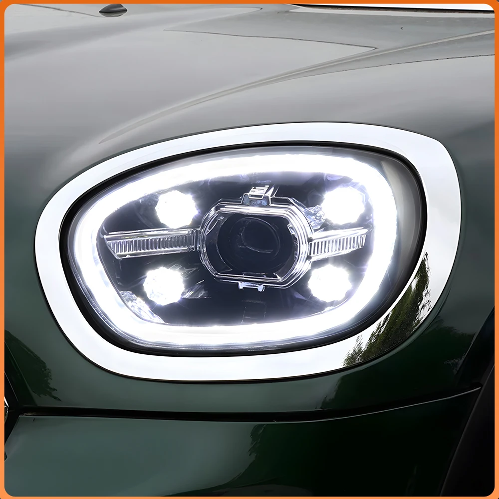 

Crystal Style LED Headlight With Start Animation Plug and Play Car Front Lamp Assembly Upgrade for Mini Countryman F60 2016-2021