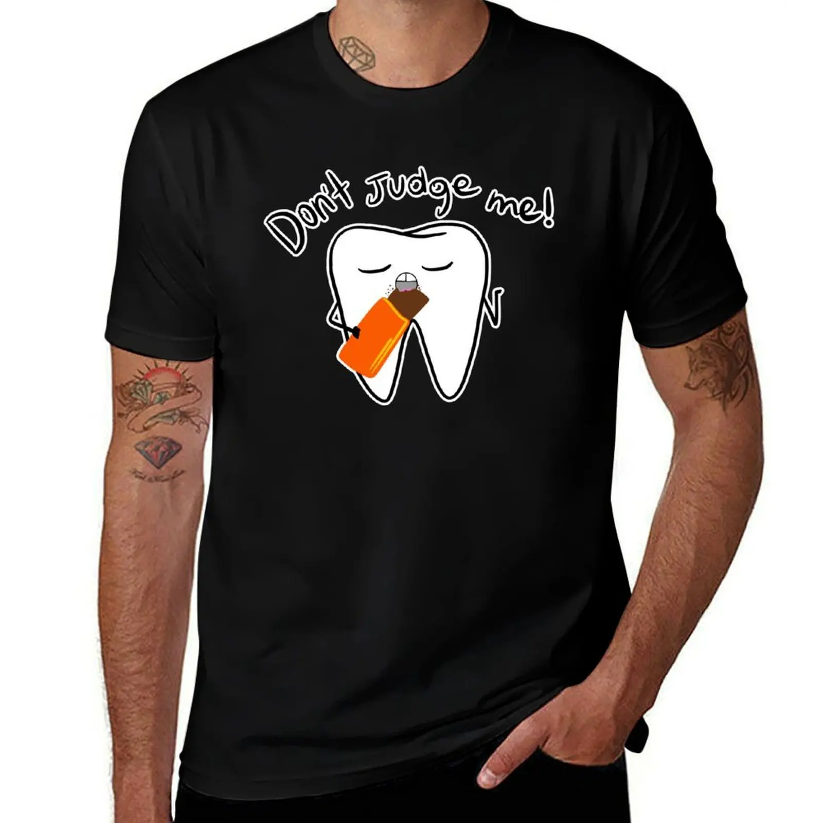 Ne me juge pas! T-shirt décontracté en coton à manches courtes et doux