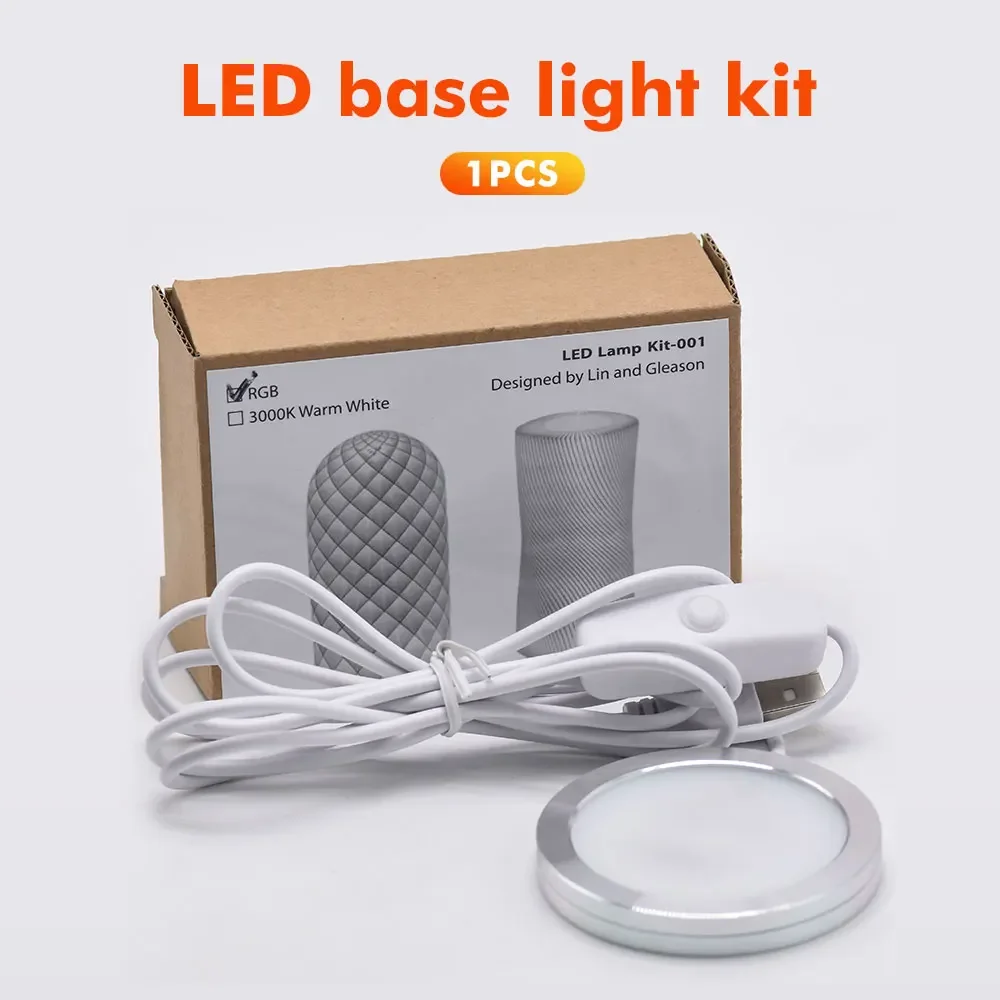 Für Bam-buLab DIY DC 5V 3W LED Lampe Kit Weiß/Farbe Licht Basis Led Lampe Kit Fit Nachtlicht Modelle Ohne 3d Druck Teile