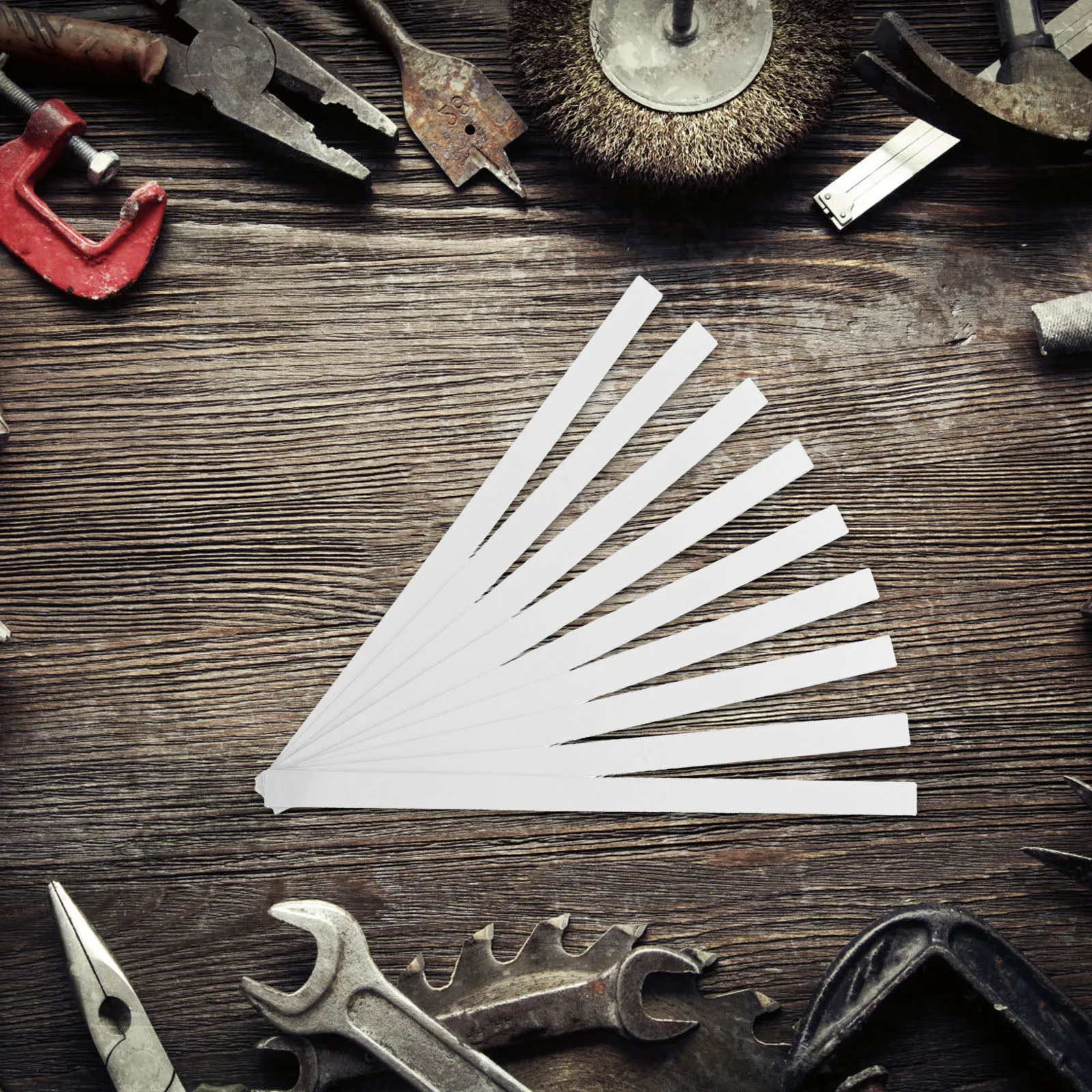 10pcs Reflective Stickers Speed Tester Tapes DIY Length PVC Material Weather Resistant Self Adhesive Strip Replacement Parts