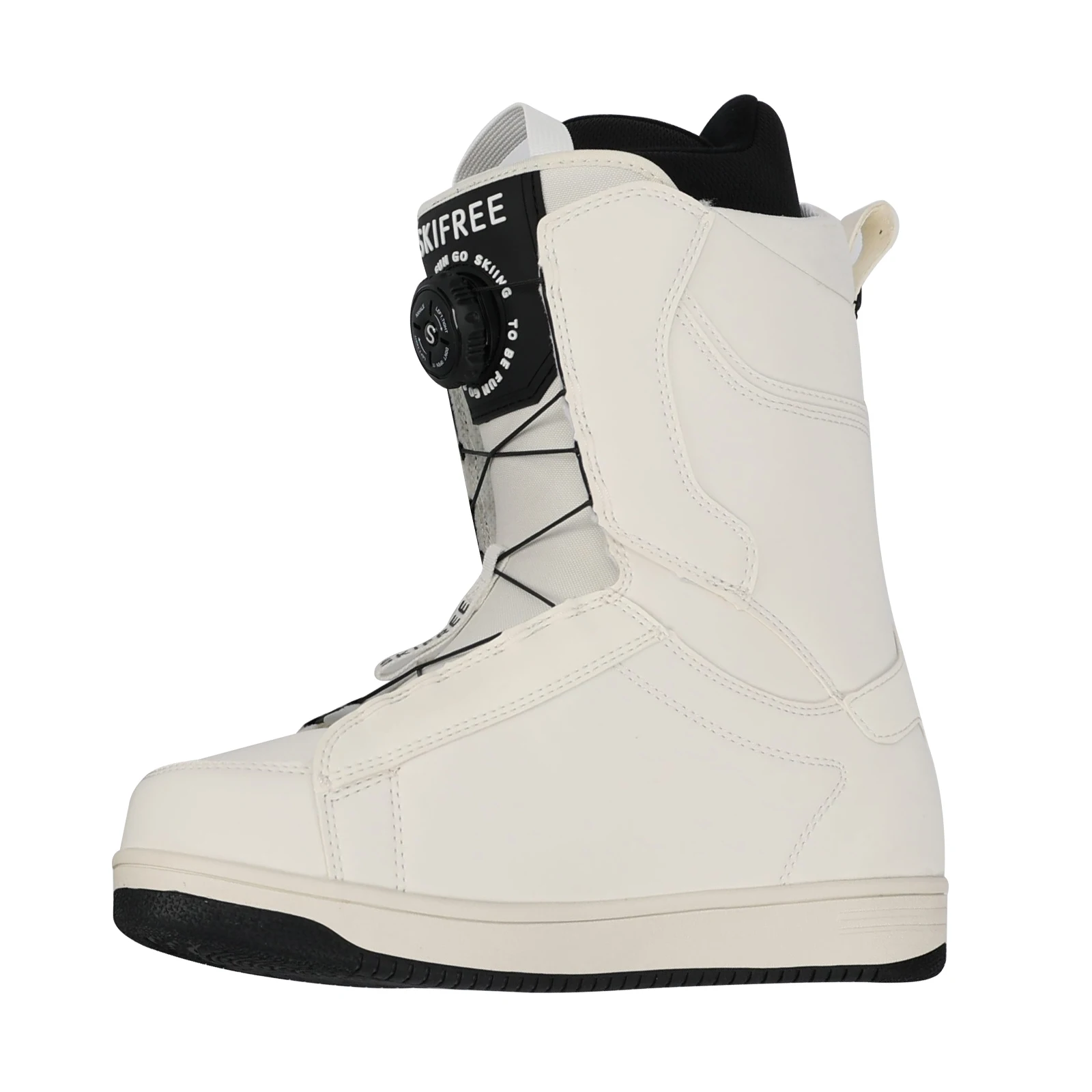 SKIFREE B2 Snowboard Boots with Quick Lacing Bindings, Warm Snow Gear for Adults, Unisex New Style Ski Equipment