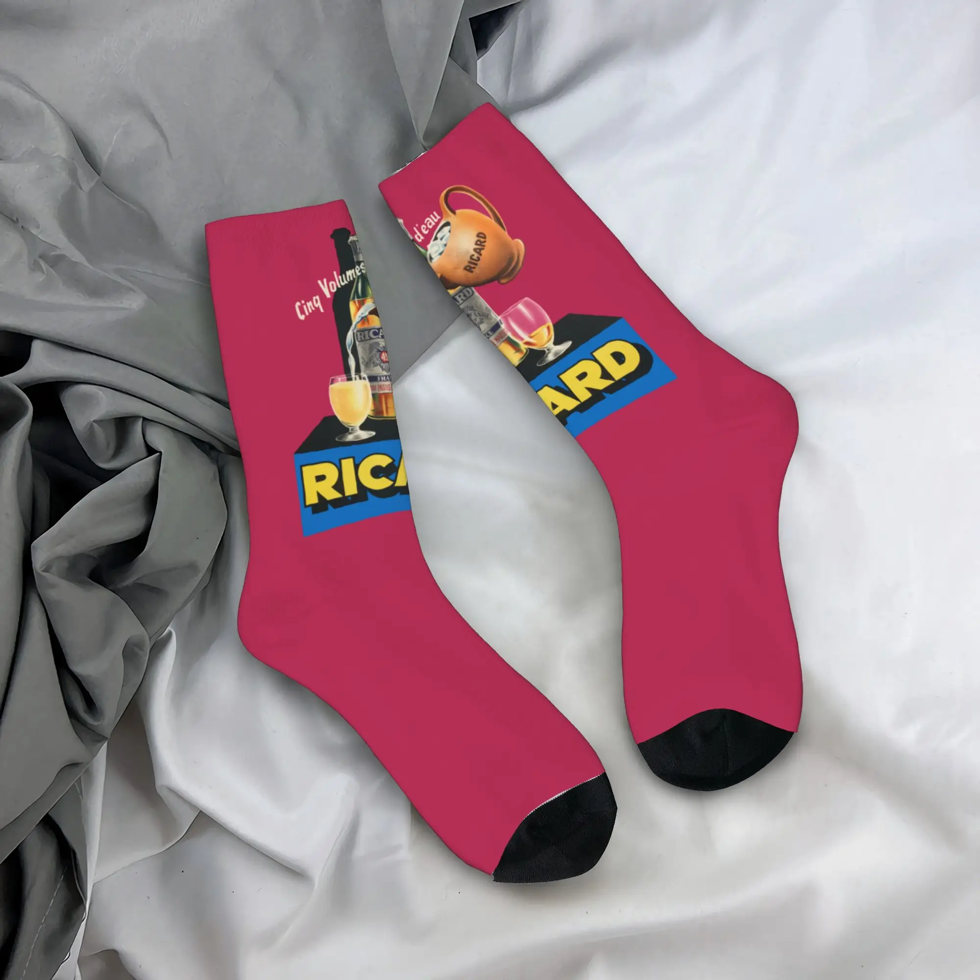 

Custom Ricard Men's Crew Socks Unisex Fun Spring Summer Autumn Winter Dress Socks
