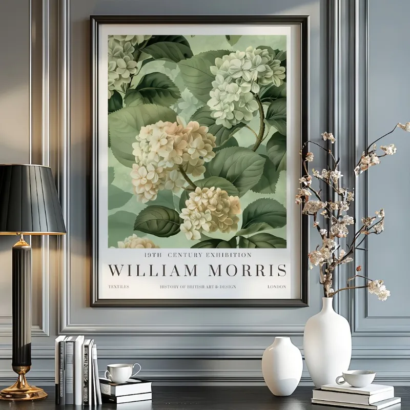 

William Morris Flower Poster Wall Art Prints Canvas Painting Wall Bedroom Living Room Home Decor