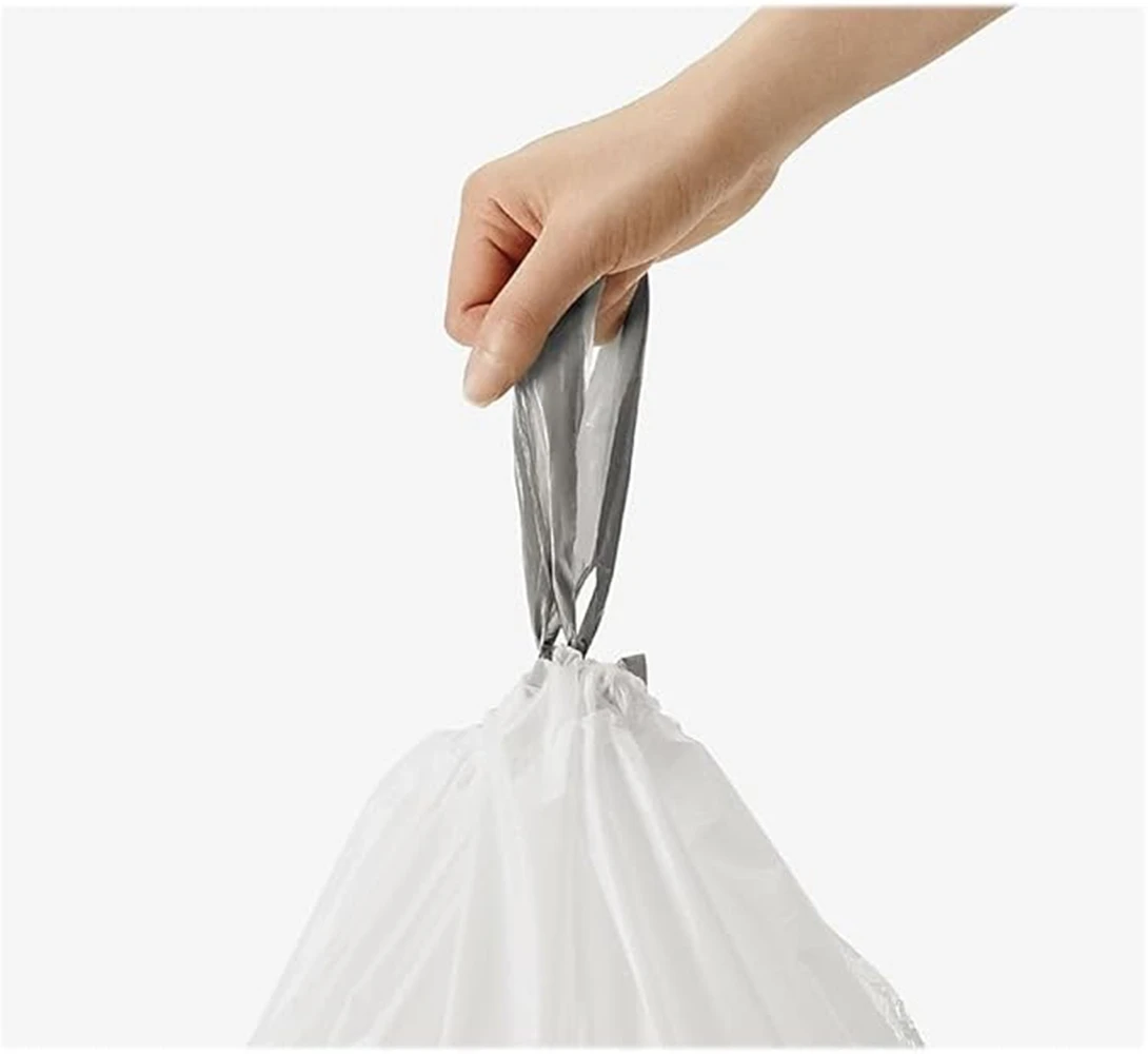 simplehuman Code R Custom Fit Drawstring Trash Bags, 10 Liter / 2.6 Gallon, 12 Refill Packs (240 Count)