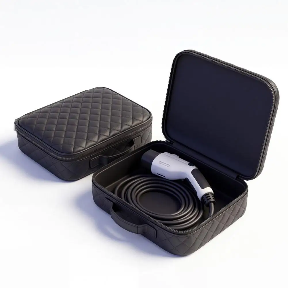 Jumper Cable Bag, EV Car Charging Cable Storage Carry Bag For EV Charging Cables Cords Hoses Electric Vehicles Car Accessories