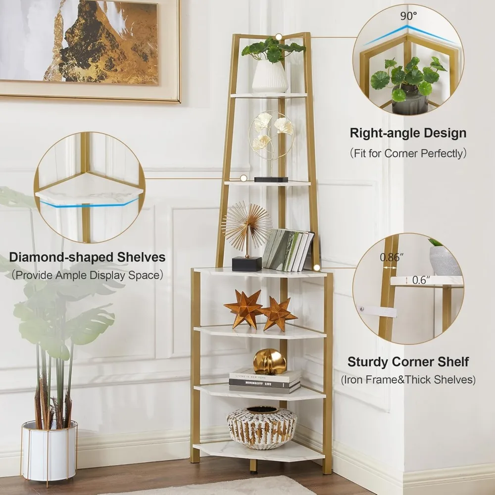 6 Tier Corner Shelf 69