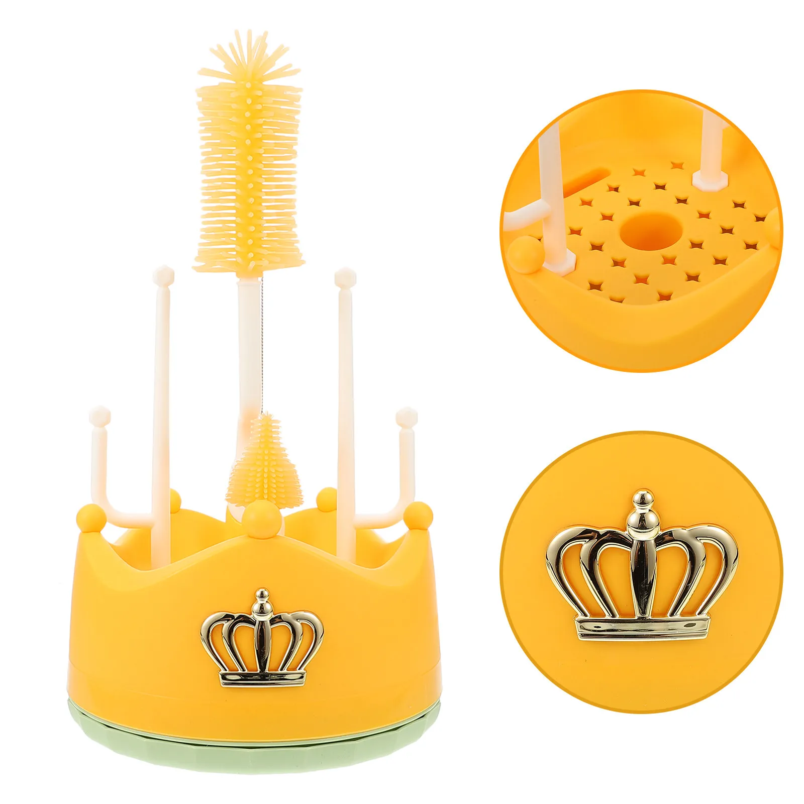 

Набор щеток для чистки детских бутылочек, компактная портативная сушилка, подставка для сушки детских бутылочек, экономящий место органайзер для кухни