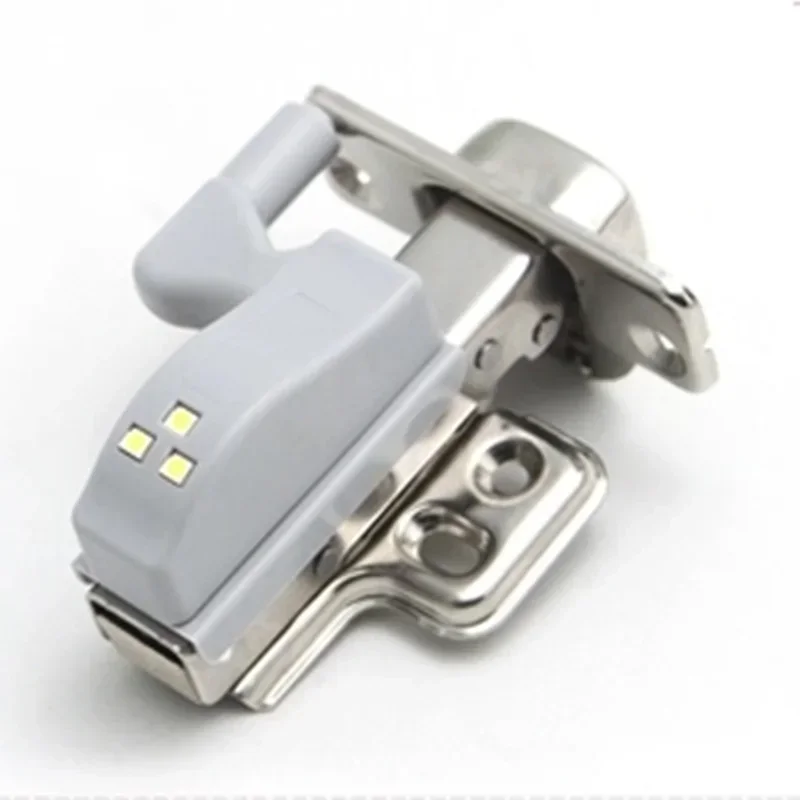 1/5pcs LED Under Cabinet Light Inner Hinge Lamp No Battery Wardrobe Cupboard Sensor Lights Bedroom Kitchen Closet Night Lamp