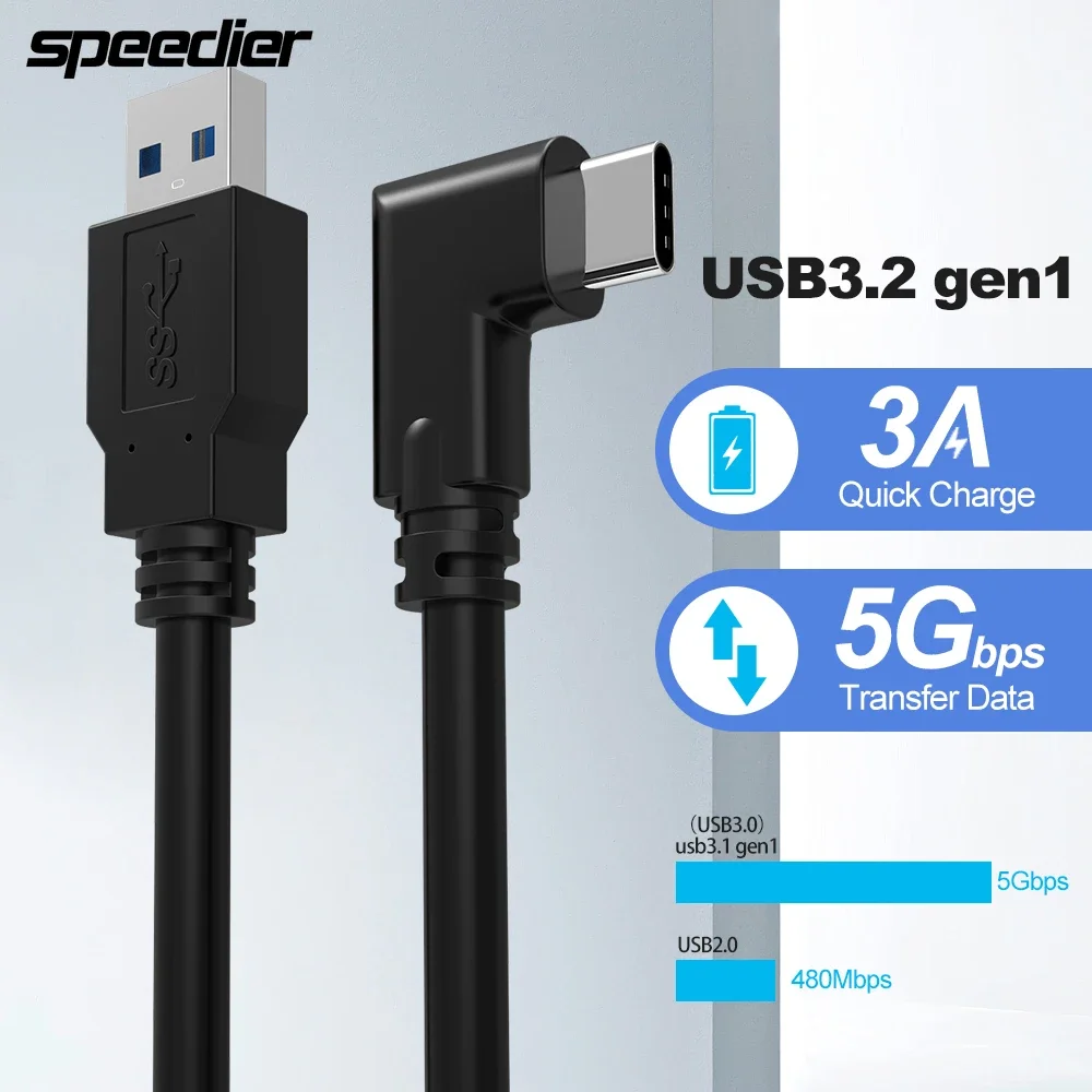 

Usb 3.2 Type-C Data Transfer Fast Charge Cable 3a 5gbps