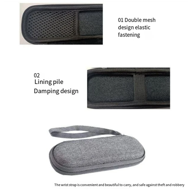 Portable M2 SSD Box Storage Bag Travel Case Storage Bag Carrying Box SSD Case Replacement Accessories