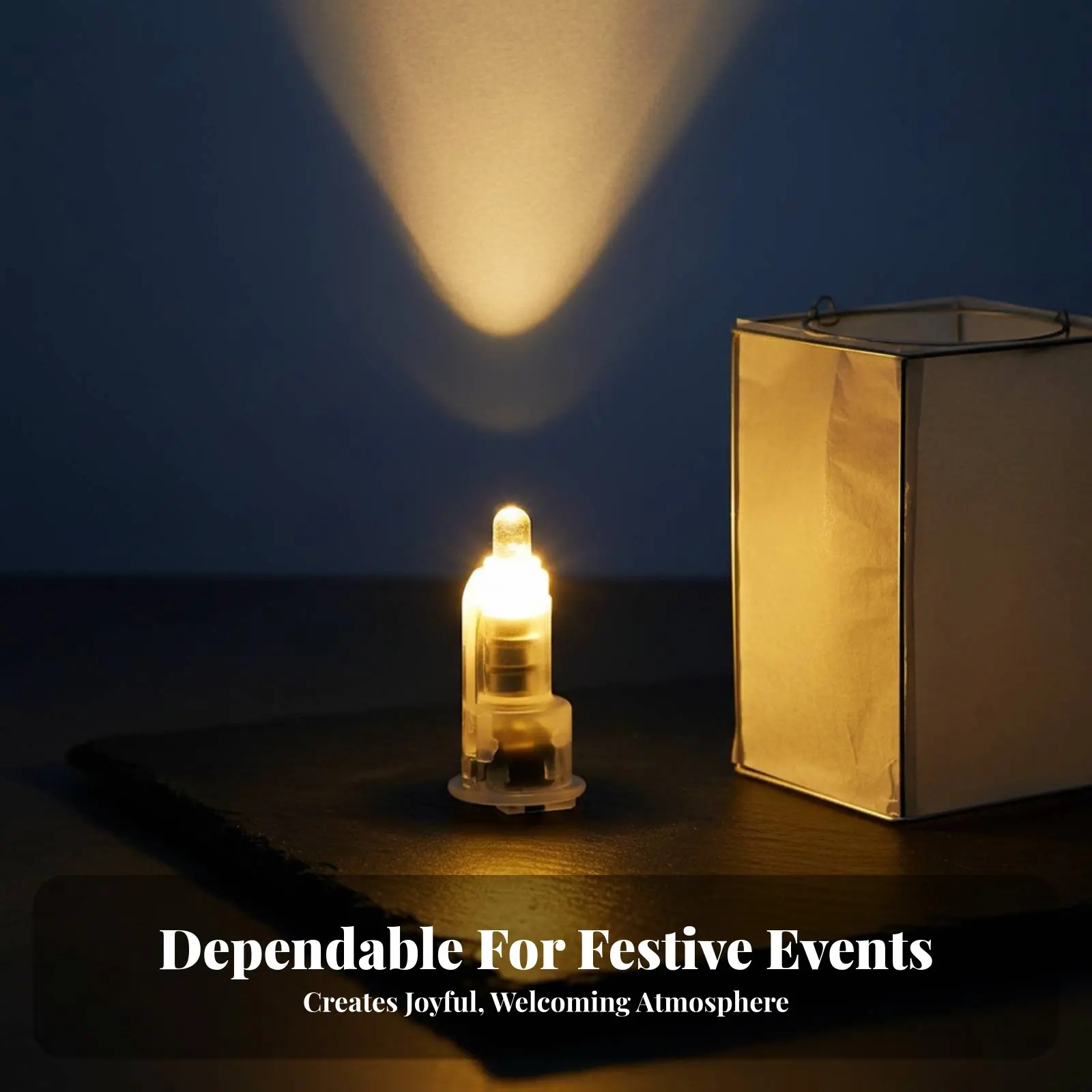LED Light Bead Wick, Electronic Paper Lantern Accessory, Warm Yellow Light, DIY Replacement, Holiday Decor view 3