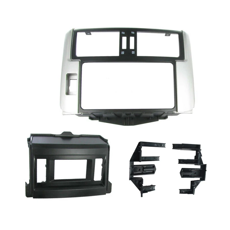 

Car 2Din Radio Fascia Frame Adapter for Toyota Prado GX 150 (LHD) 2010 Stereo Refitting Dash Mount Kit Frame Panel