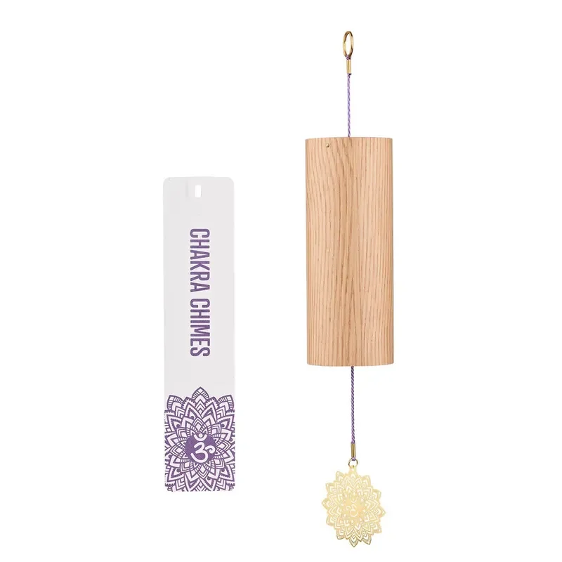 Natural Bamboo Wind Chimes Outdoor Garden Decorative Chakras for Yoga Meditation High Quality Wholesale High Quality Natural