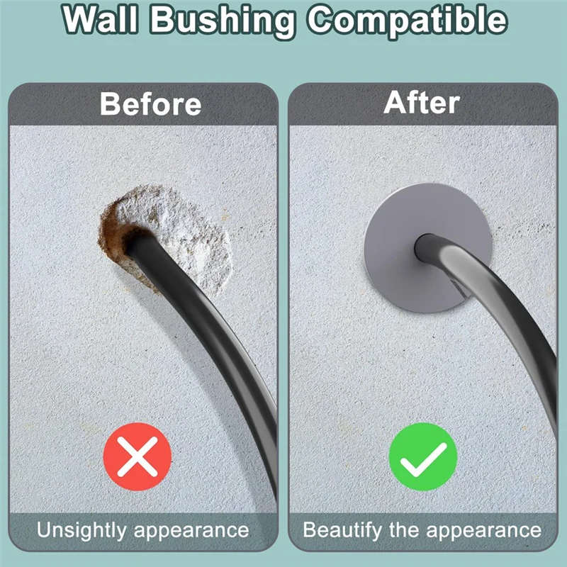 

A19F-2PCS Настенные втулки для кабеля Starlink, для потоковой организации защитных шнуров, для комплекта для маршрутизации отверстий 1 дюйм, простота в использовании