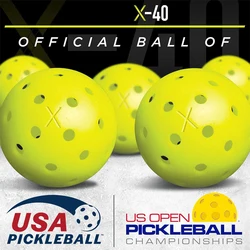 6 Stuks Pickleball Golfhole Bal Pe Materiaal Hoge Elastische Weifu Gat Bal Vervanging 40 Gaten Herbruikbare Training Augurk Ballen