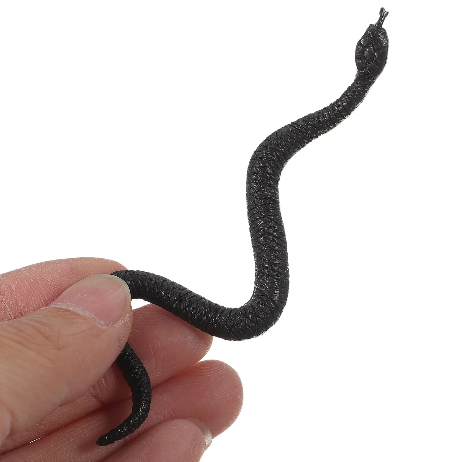 

100Pcs Mini Artificial Snake Simulation Scary Prank Props Halloween Decoration Realistic Plastic Snake Supplies