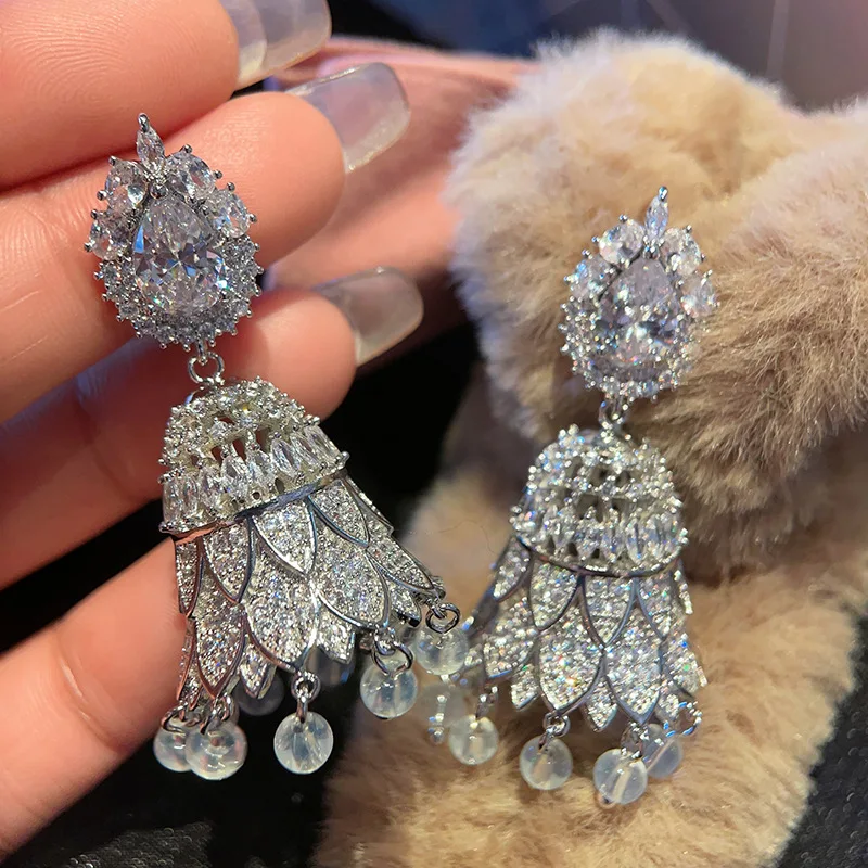 

HIBRIDE Vintage Ethnic Style Multi-color Tassel Earrings Women's Costume Jewellery Set Party Holiday Gift Wedding Bride E122