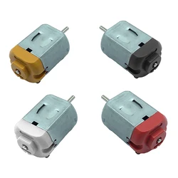 Mini Motor de CC de 3V, 0,3a, 16000RPM, Micro Motor DE CC para Juguetes DIY, pasatiempos, MOTOR de coche inteligente 130, Motor pequeño rojo/amarillo/Negro/blanco