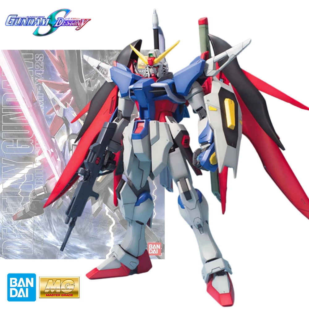 

Bandai Genuine MG 1/100 ZGMF-X42S DESTINY GUNDAM Anime Action Figure Assembly Toys Collectible Model Decorative Toy Gifts