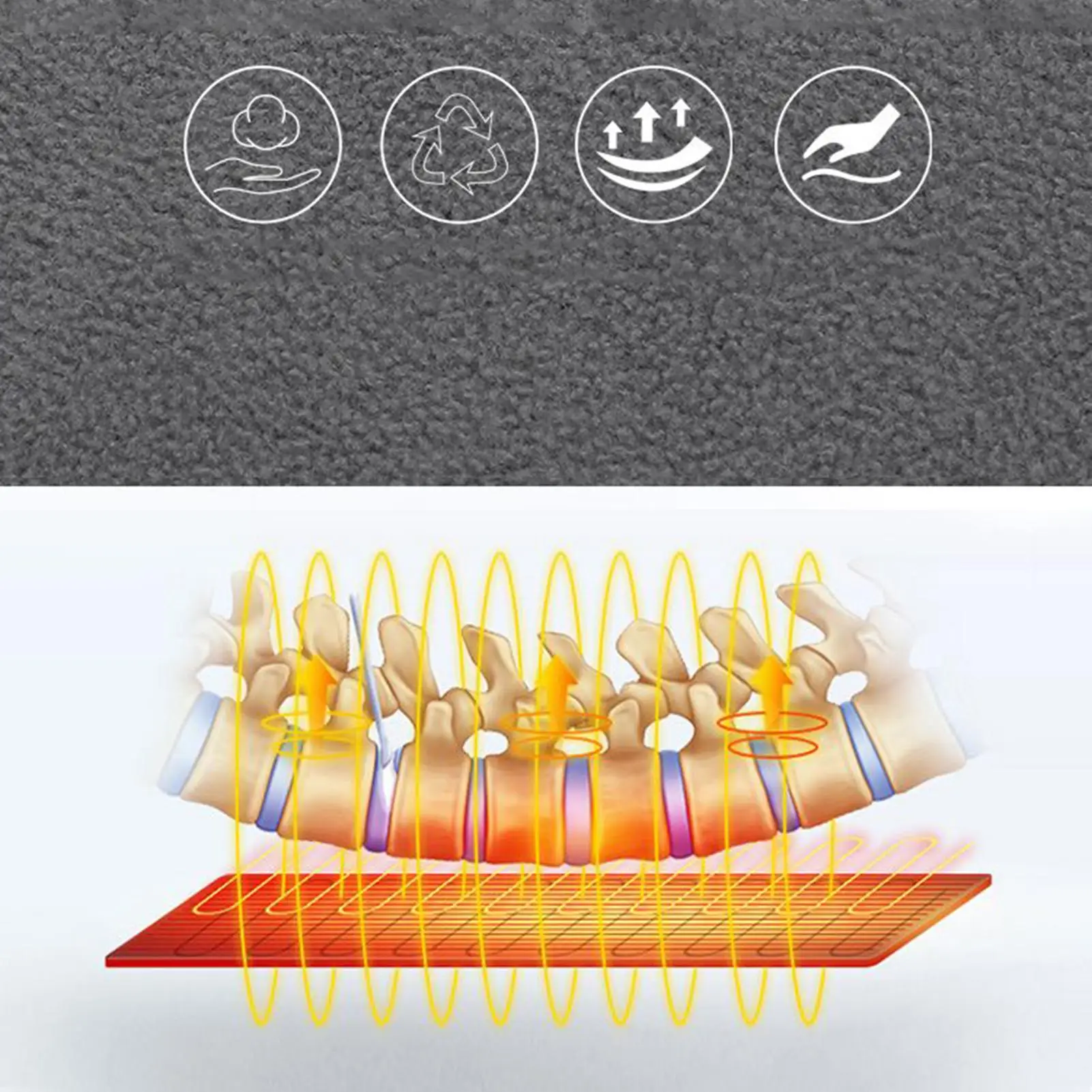 في الهواء الطلق USB التدفئة بساط نوم طوي العزل الدافئ التخييم ساخنة النوم فراش قابل للتعديل كيس النوم حصيرة بطانية #6