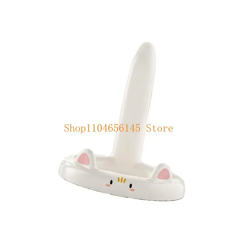 5asd Cartoon Cats Phone Stand Adjustable Angle Holder For 4-11In Smartphones Tablets With NonSlip Base Home Office Desk Decor