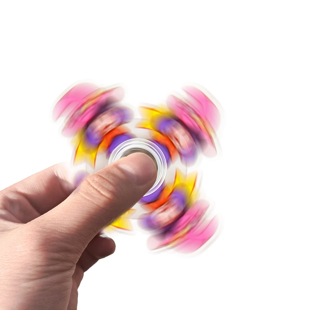 16 pçs novo halloween fidget spinner festa favores dos desenhos animados fantasma abóbora aranha web girando topo ansiedade tdah alívio figets brinquedo