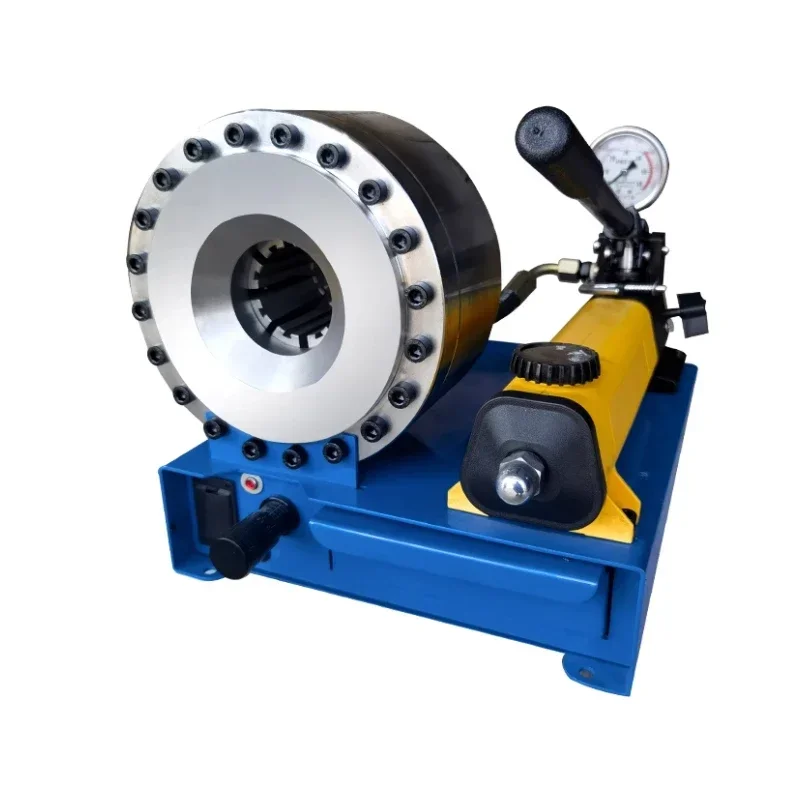 New Manual Hydraulic Pipe Compression Machine Small Portable Shrinking Pipe Compression Machine Simple Withholding
